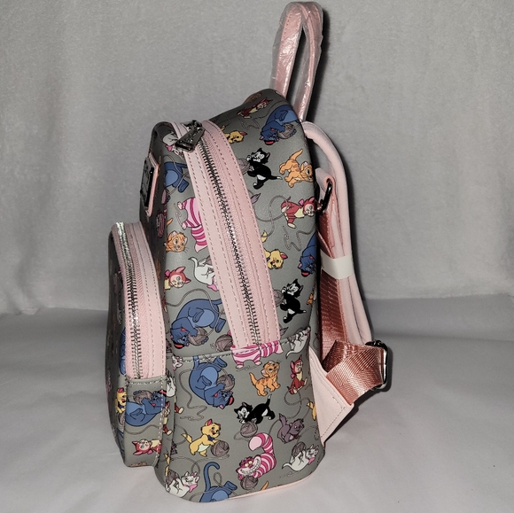 Loungefly Disney Cats Yarn Allover Print Mini Backpack main image 4